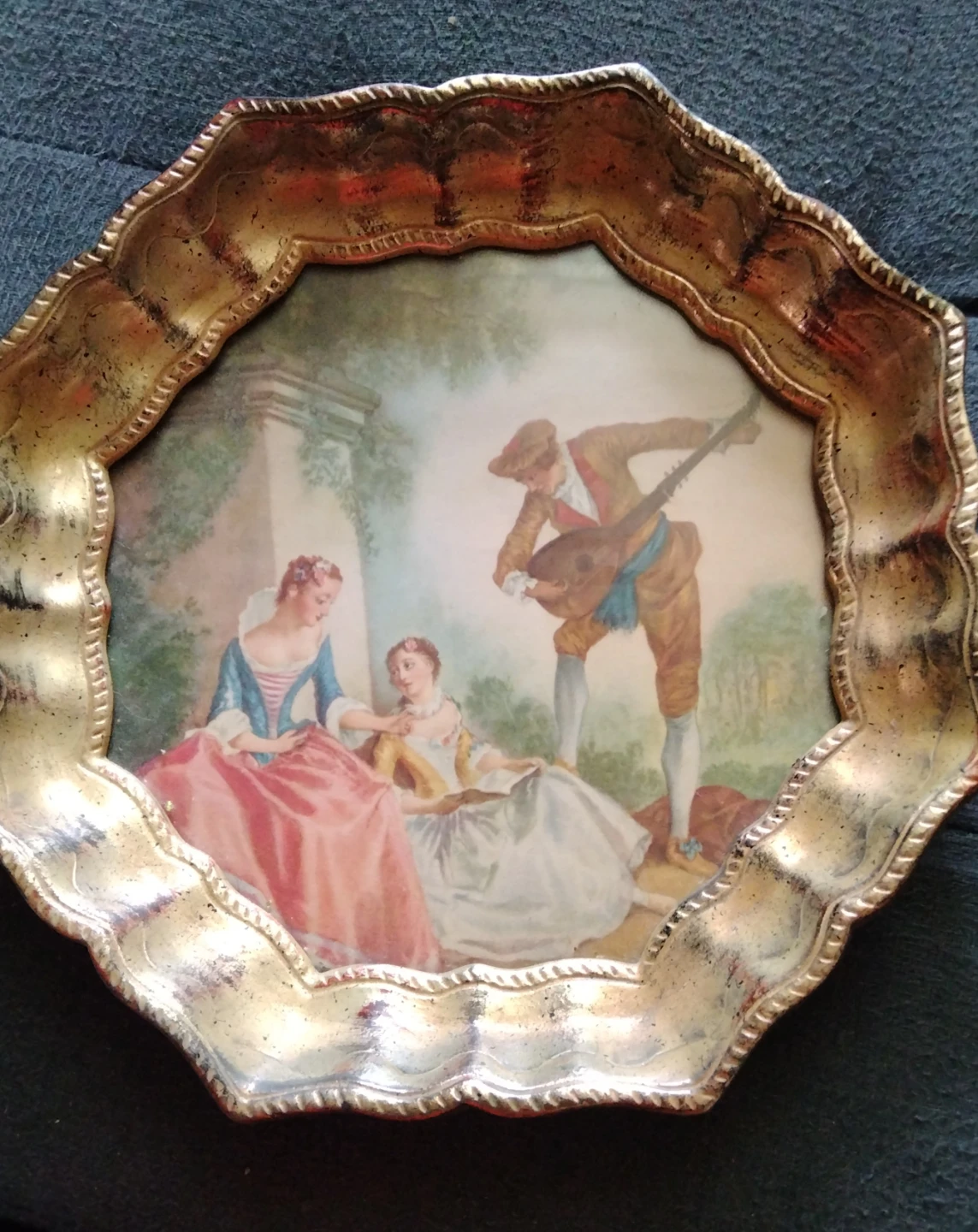 Vintage Turner Wall Plaques Innocence & Music Lesson - photo 2