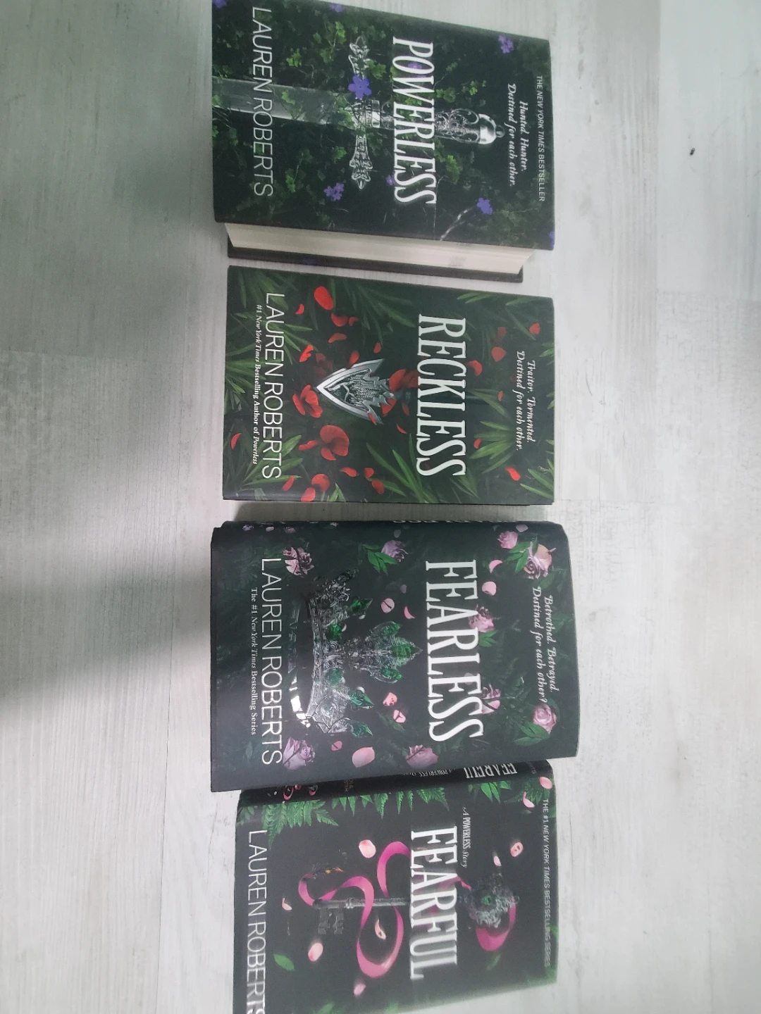 Four books from Powerless series