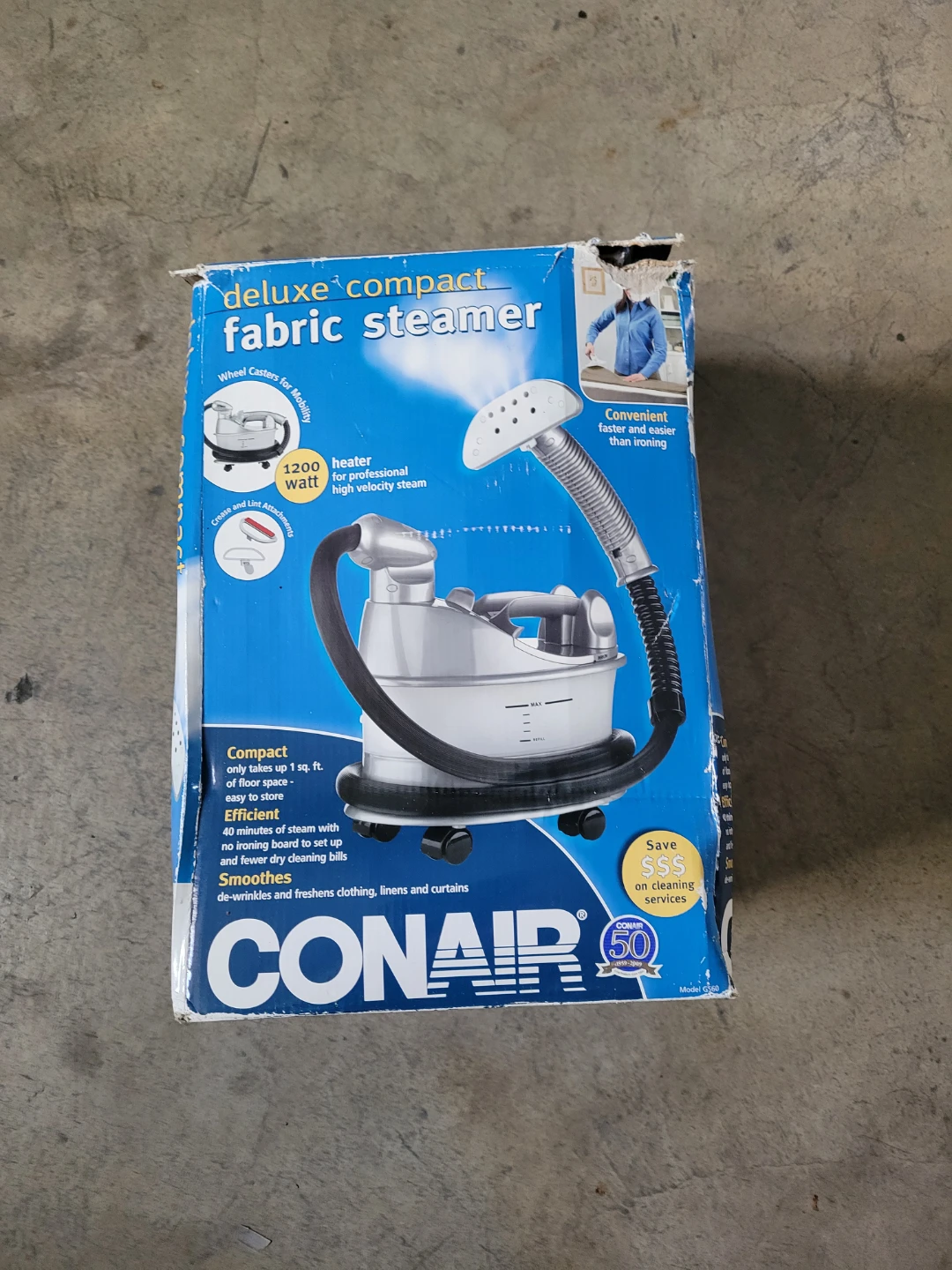Conair Deluxe Compact Fabric Steamer