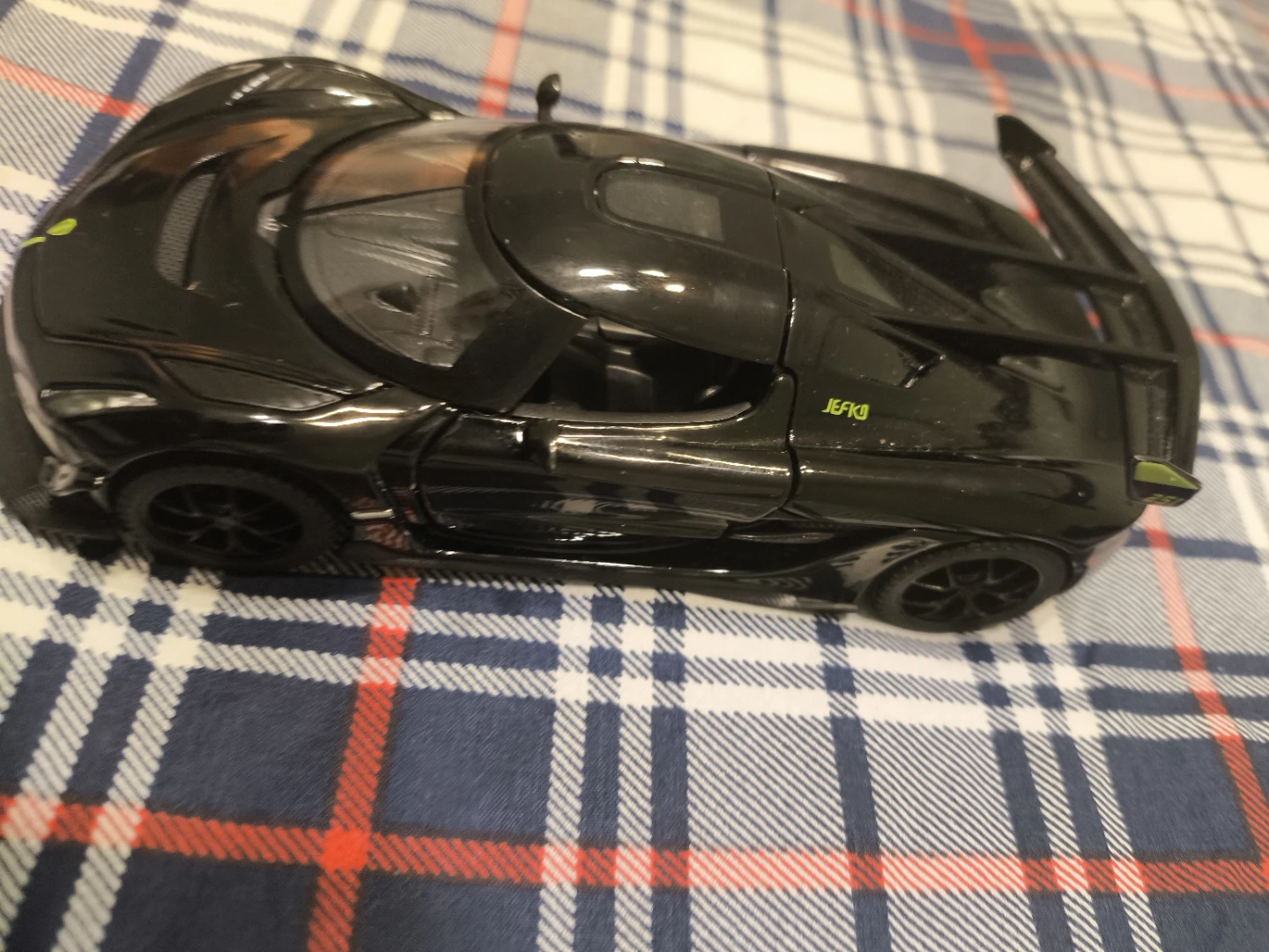 Black Koenigsegg Jesko Toy Car - photo 3