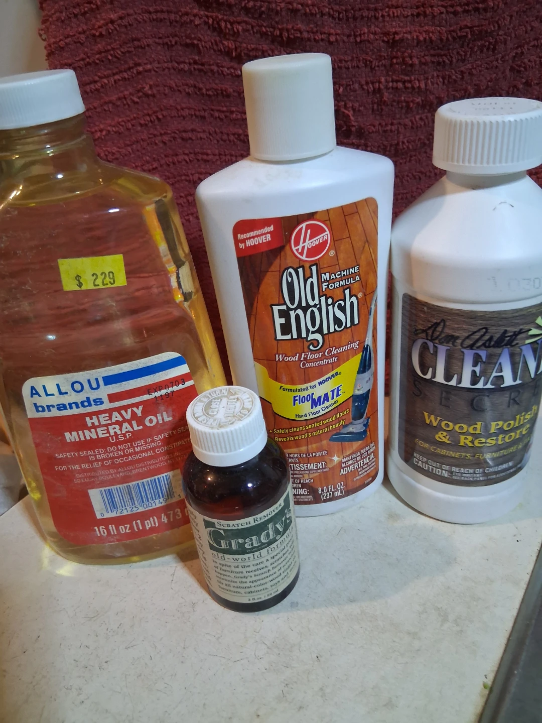 Assorted Home Cleaning and Restoration Products