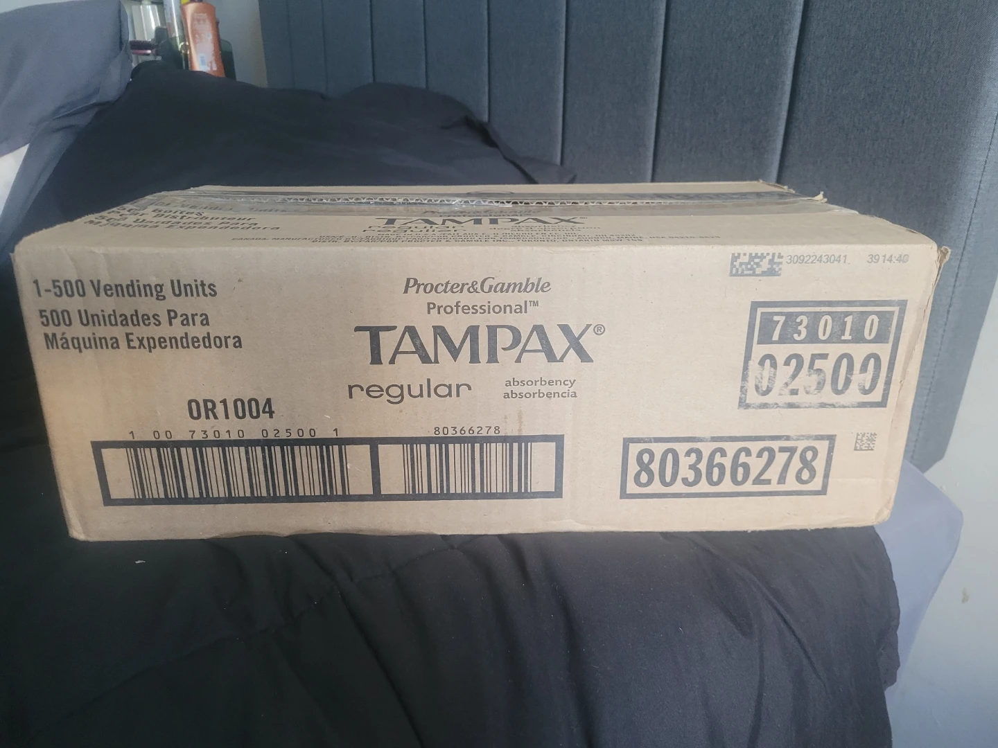 Tampax Professional Regular Vending Tampons 500 Count