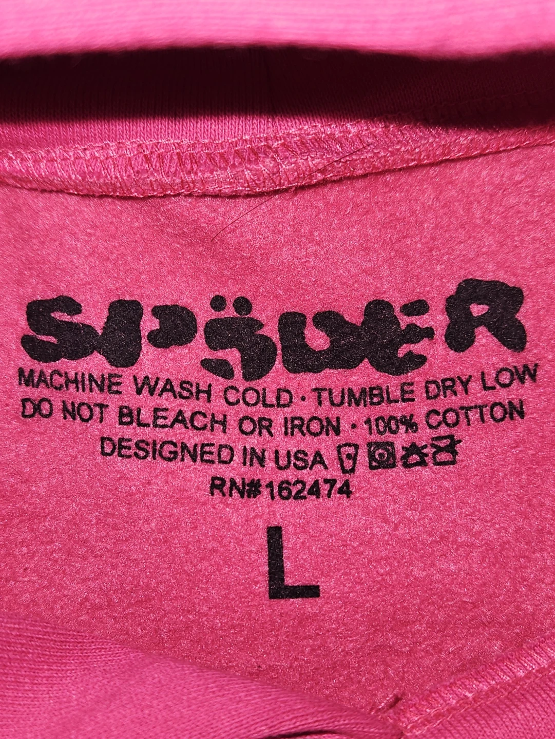 Authentic Pink Sp5der Men's Hoodie - photo 5