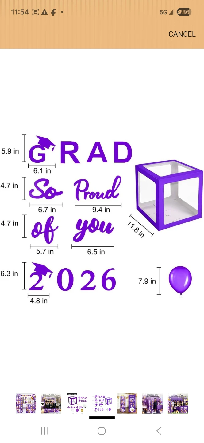 2026 Graduation Balloon Box Decoration Set - photo 4