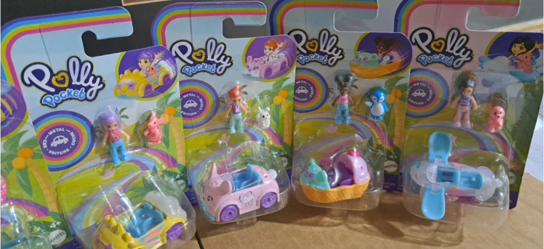Polly Pocket Metal Car and Mini Figure Sets, $25 each - photo 3