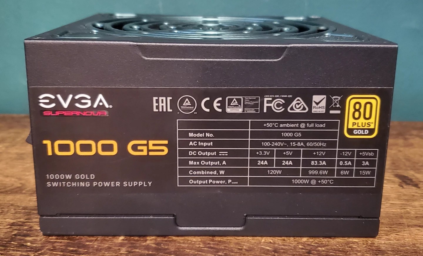 EVGA SuperNOVA 1000 G5 Power Supply - photo 3