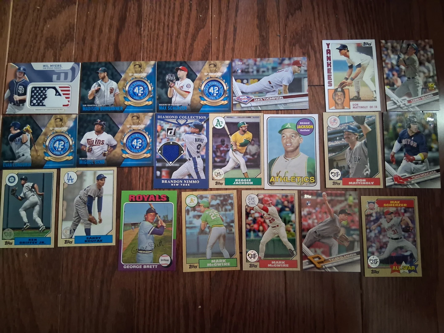 Various Patches, Rookies, & Re-Print Baseball Cards