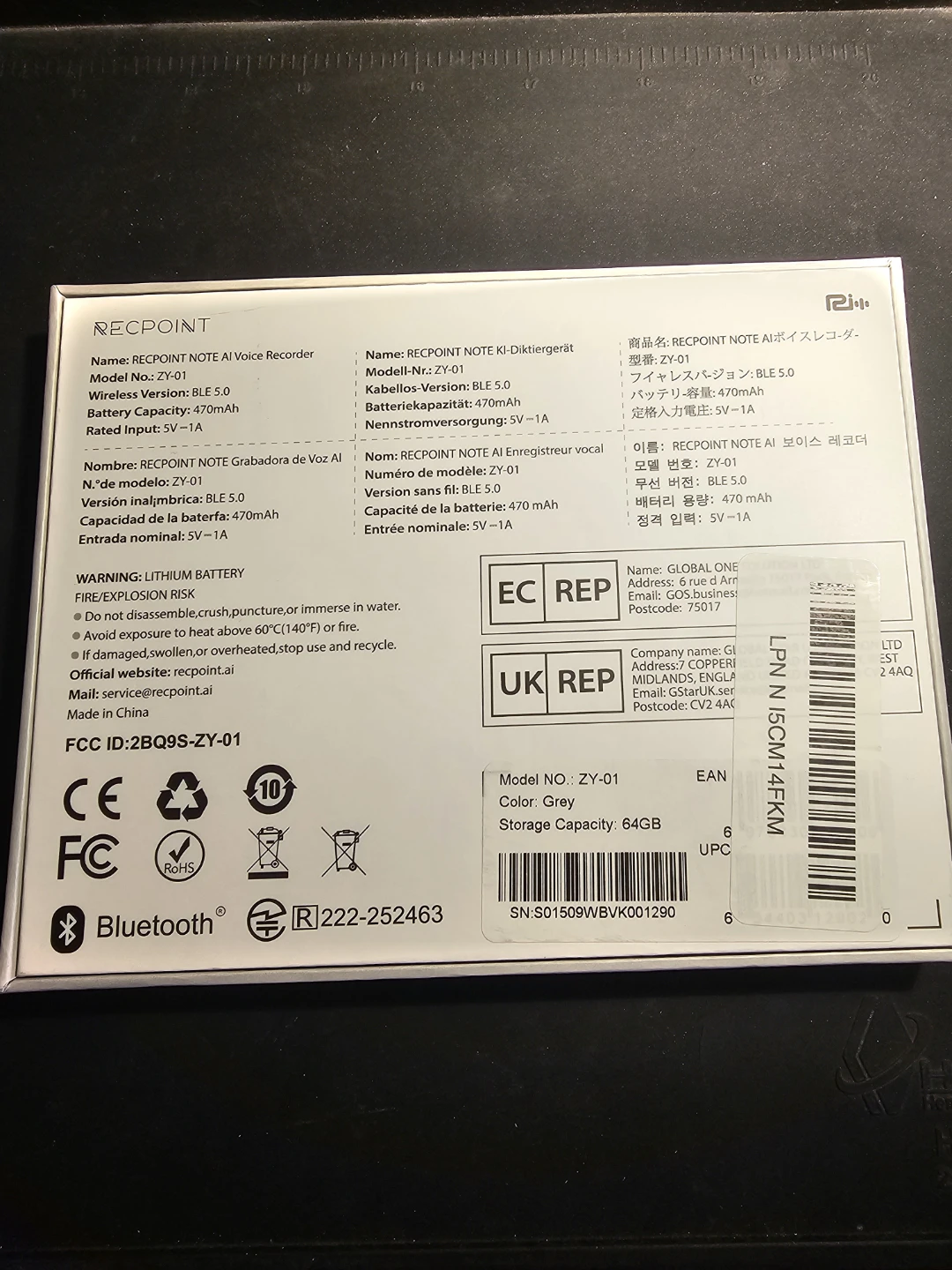 Recpoint Note AI Voice Recorder - photo 3