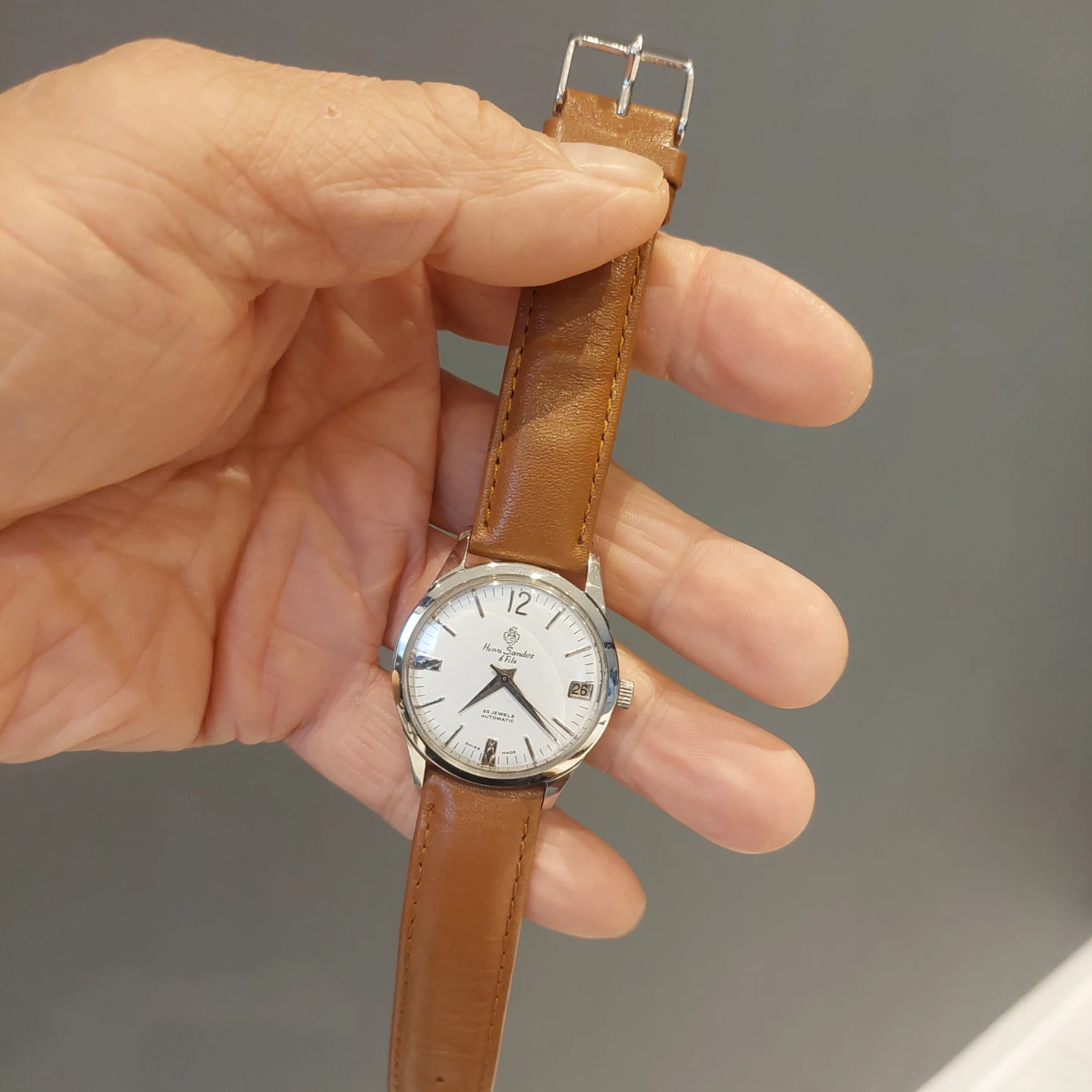 1970s Sandoz automatic watch - photo 3