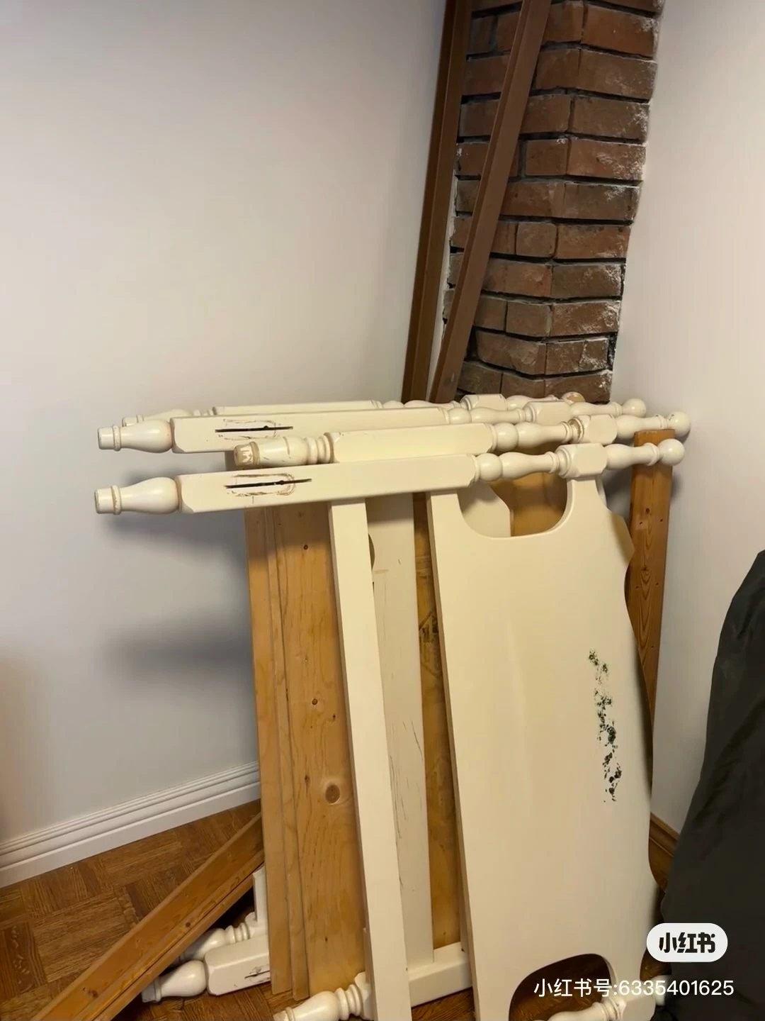 White Twin Bed Frame - photo 2