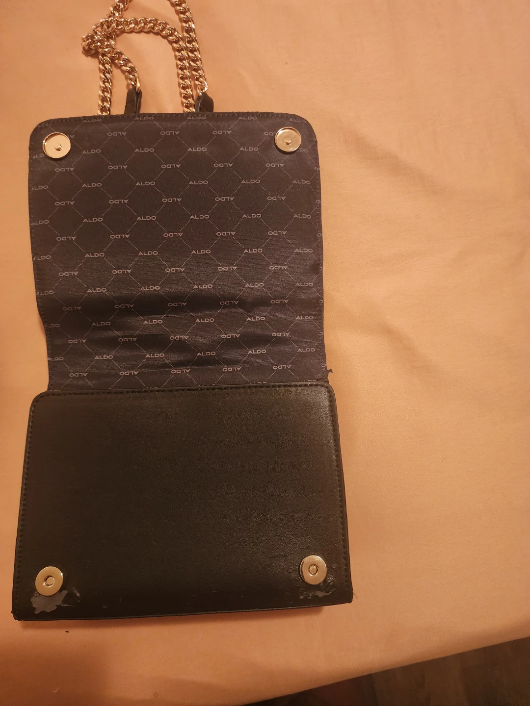 ALDO Black Quilted Chain Shoulder Bag - photo 2