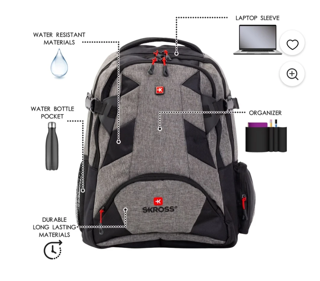 Skross Laptop Backpack Water Resistant - photo 4