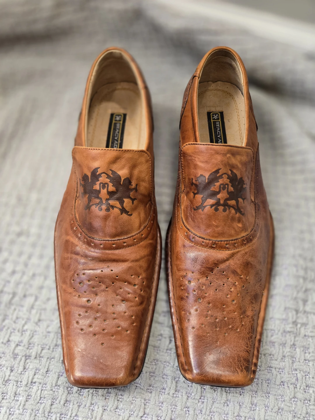 Stacy Adams Brown Leather Loafers - photo 3