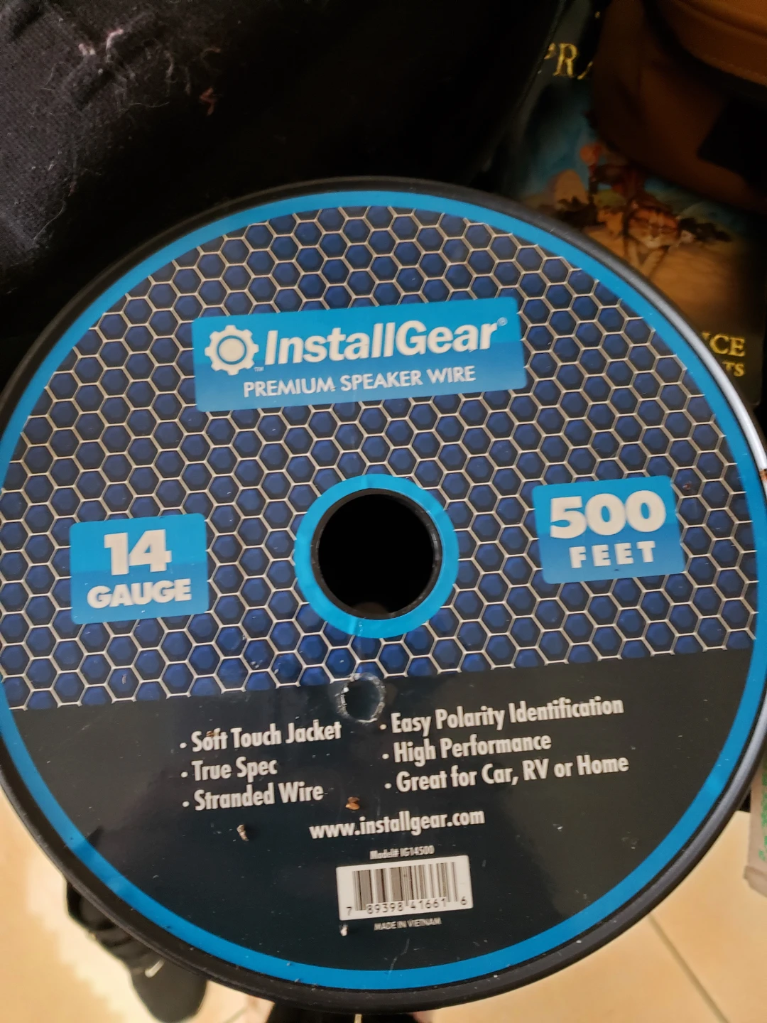 InstallGear 14 Gauge Premium Speaker Wire 500ft