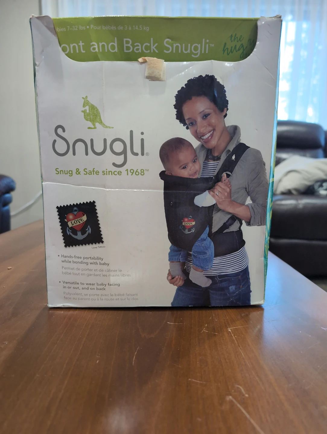 Snugli Front and Back Baby Carrier