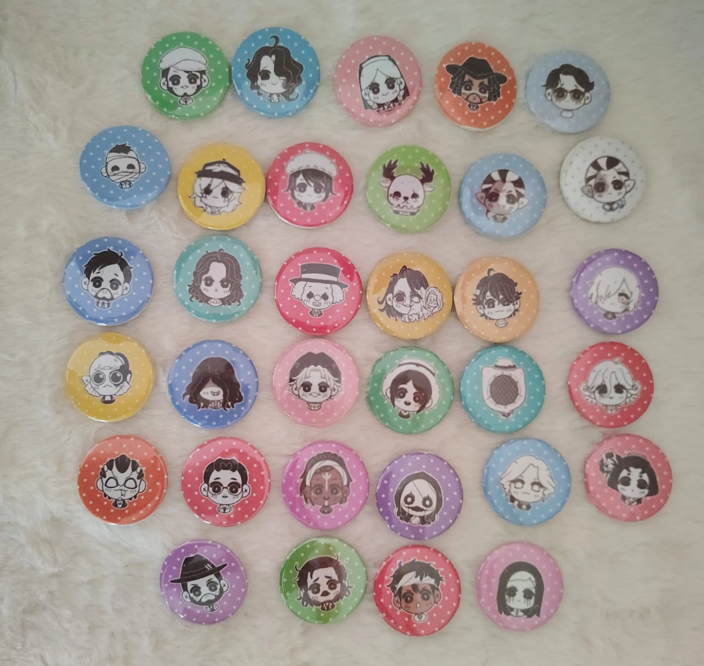 Selling Assorted Anime/Game 3cm Buttons - photo 2