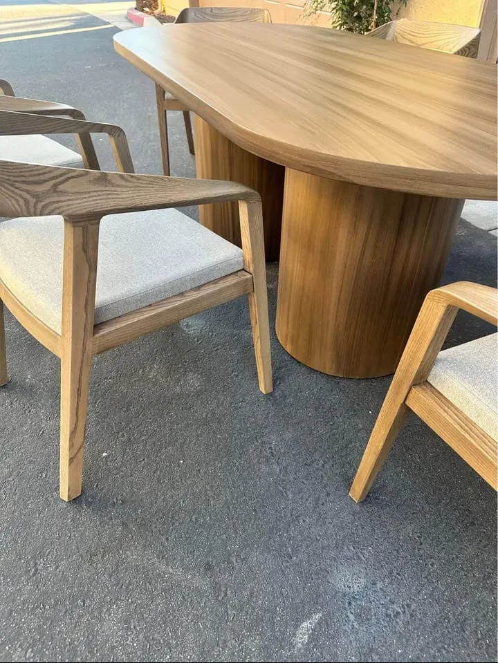 Dining table and chairs - photo 4