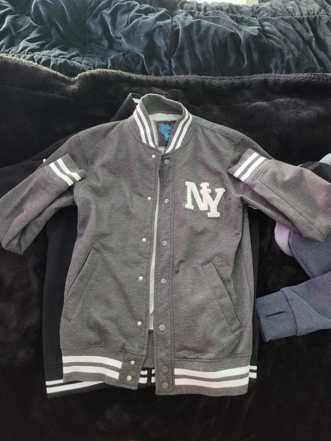 River Island S/P Grey Bomber Jacket
