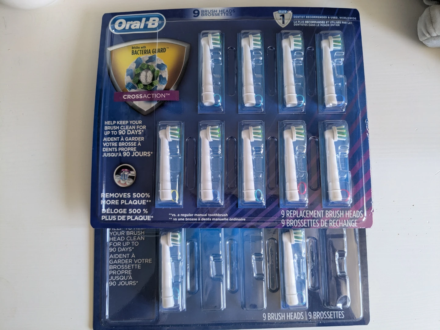 Oral-B CrossAction Replacement Brush Heads - 9 Pack - photo 2