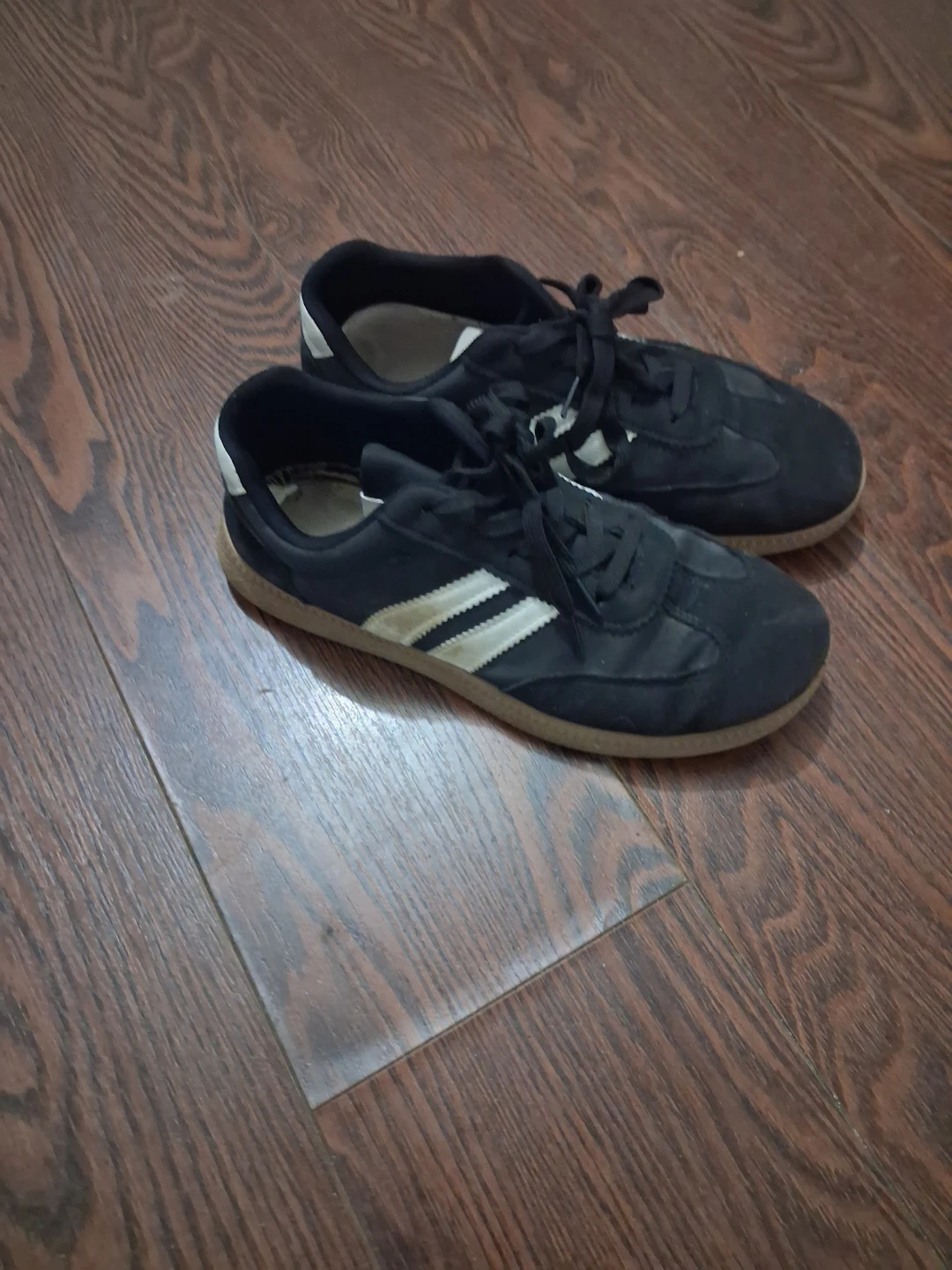 Adidas Black and White Sneakers