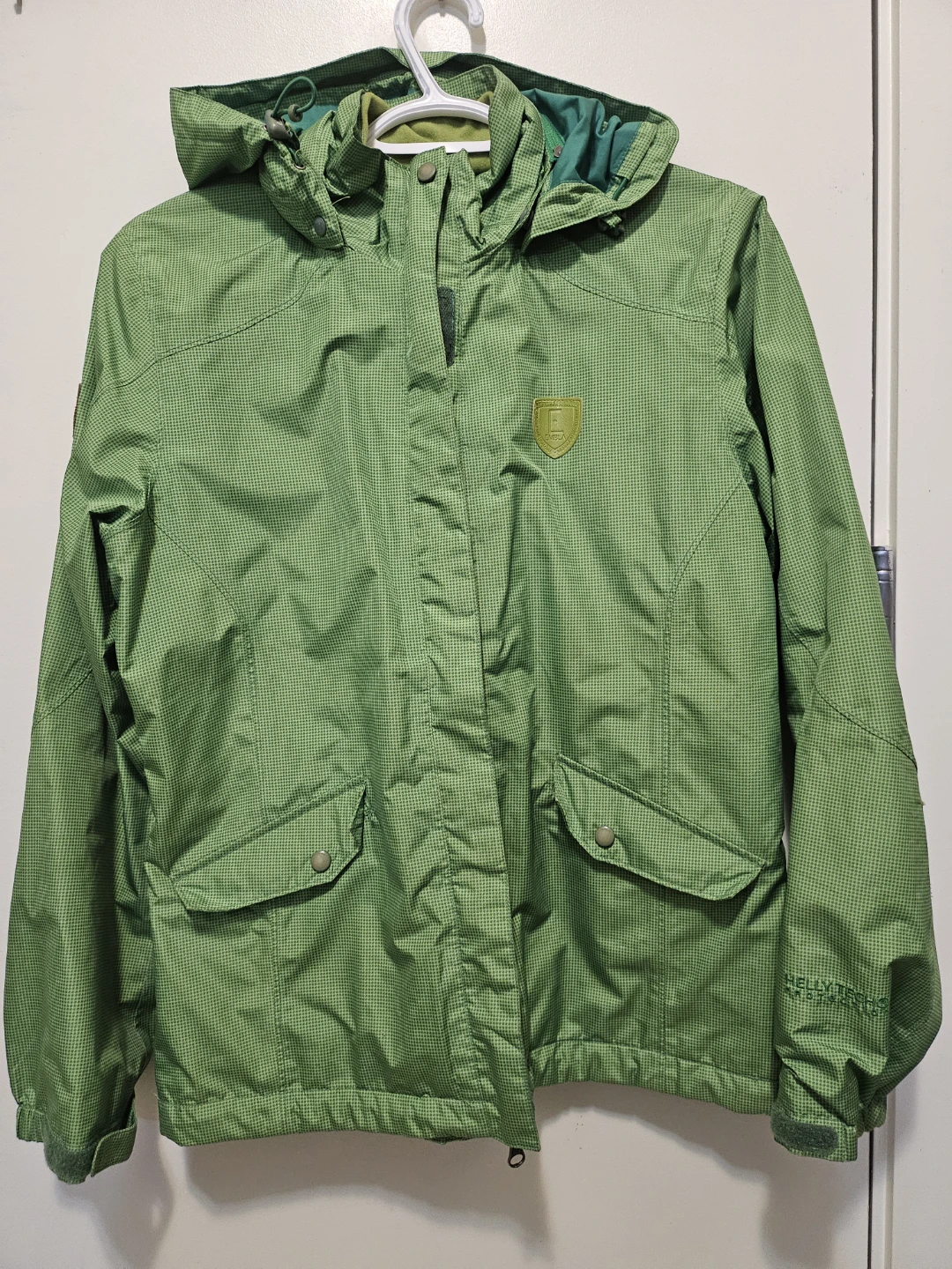 Helly Hansen Green Waterproof Jacket