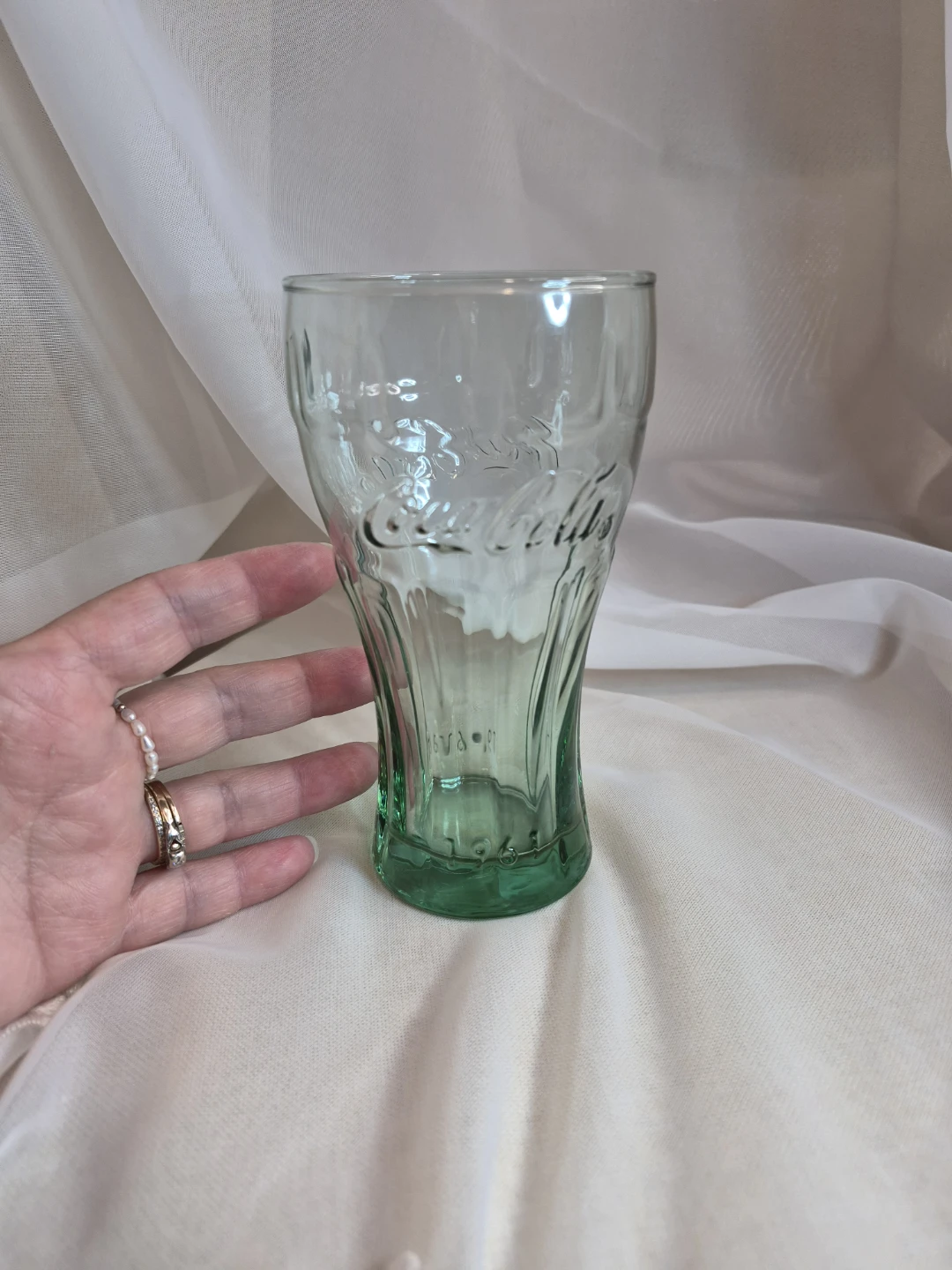 Collectible 5 3/4" x 3" Coca-Cola Glass Coke Glass - photo 4