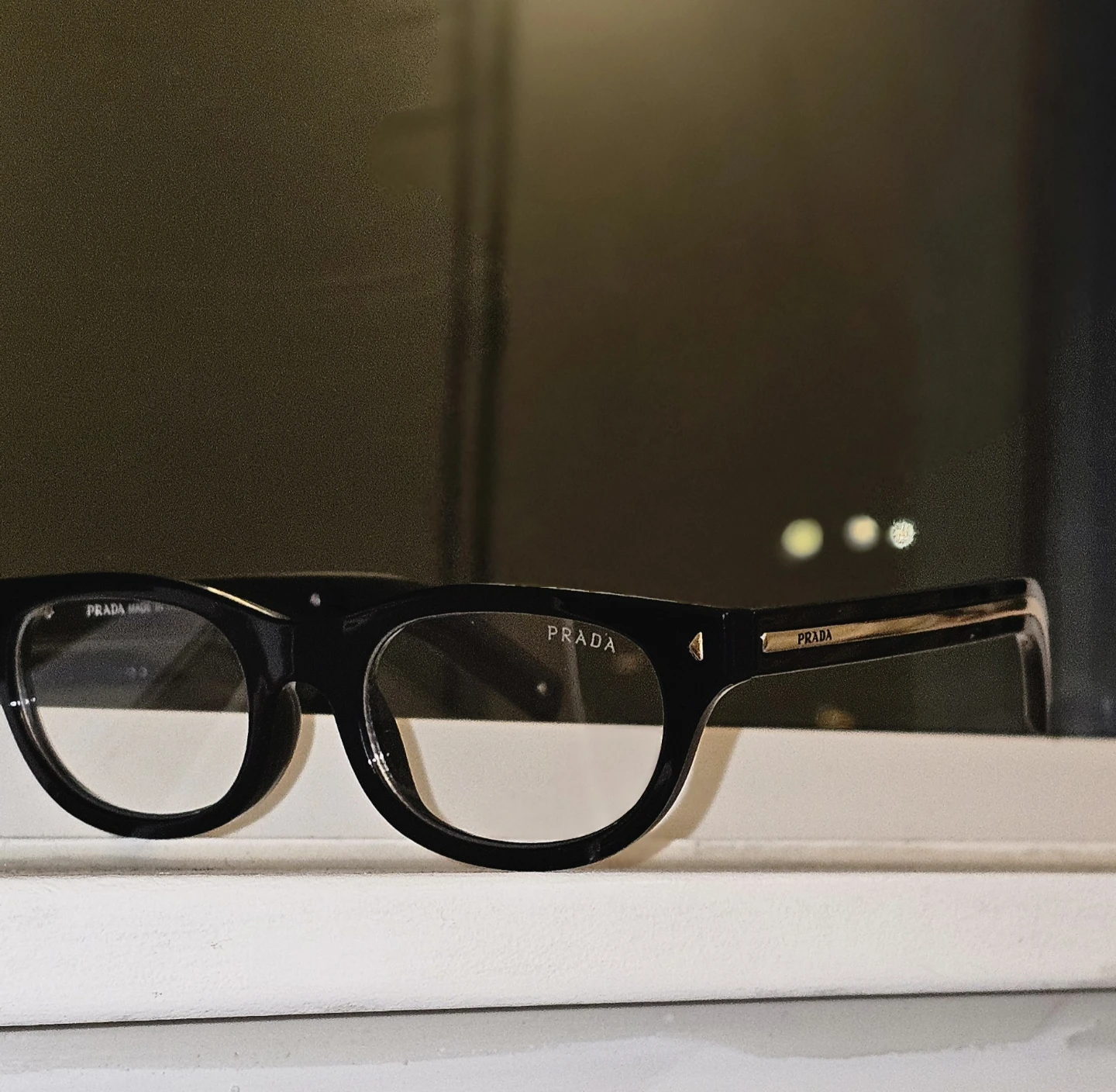 Prada Black Eyeglasses with Case and Authenticity Card - photo 5