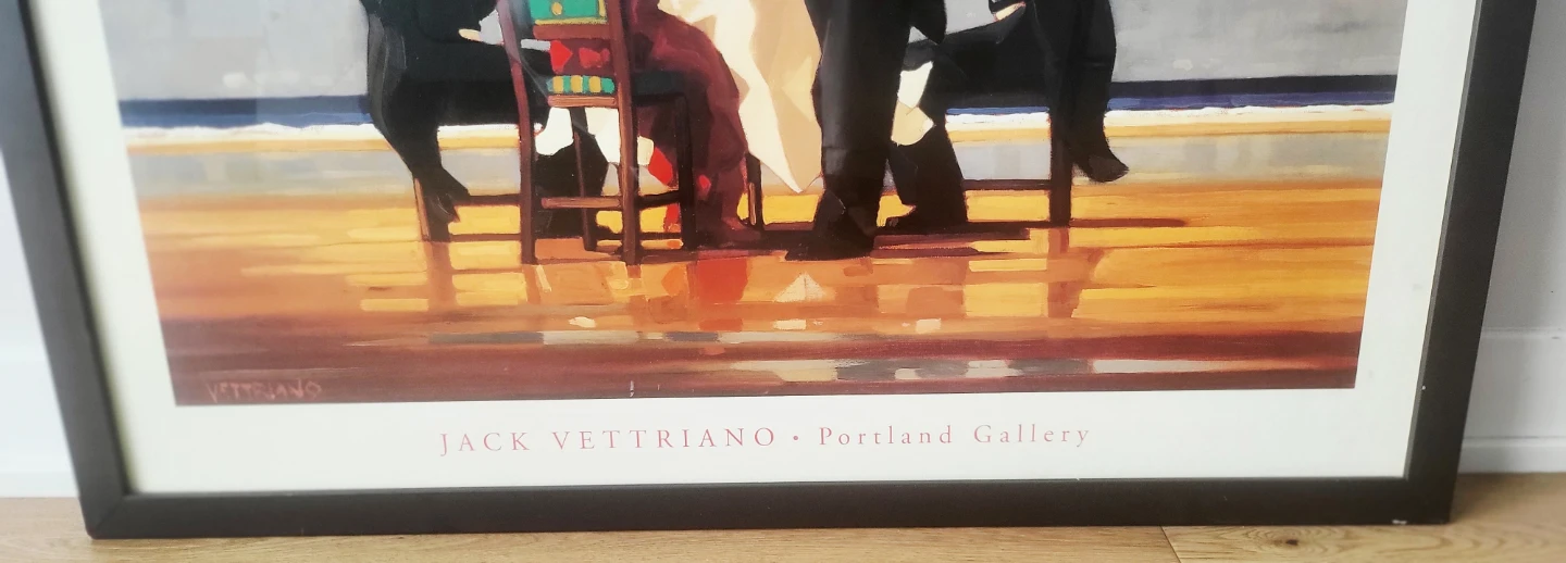 Jack Vettriano Print "Elegy For A Dead Admiral"  Large 26x35" - photo 4