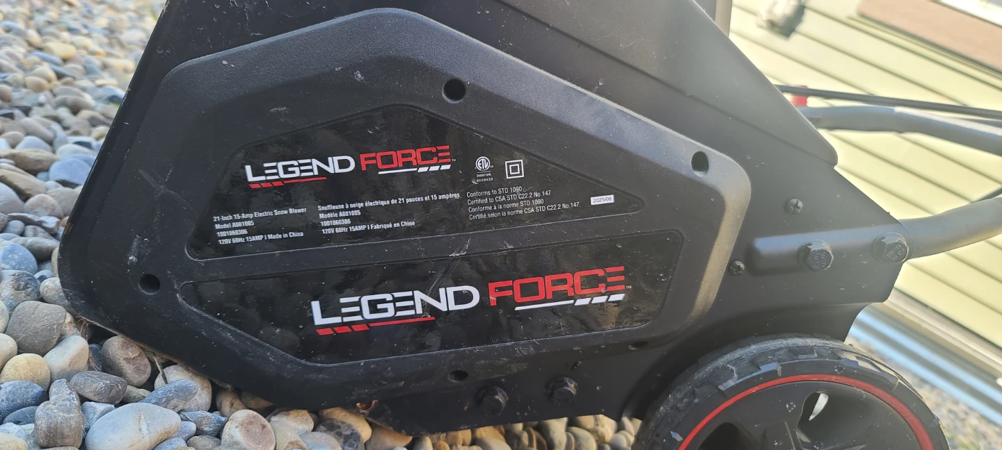 Legend Force 21-Inch Electric Snow Blower - photo 2