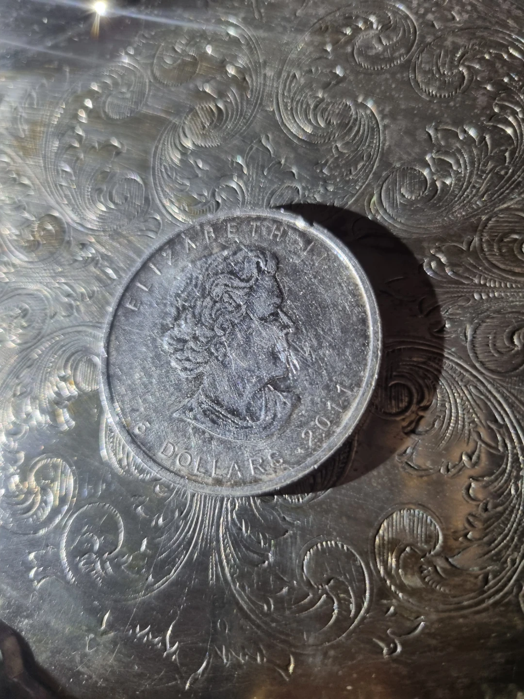 2011 Canadian Silver Maple Leaf 5 Dollar Coin - photo 5