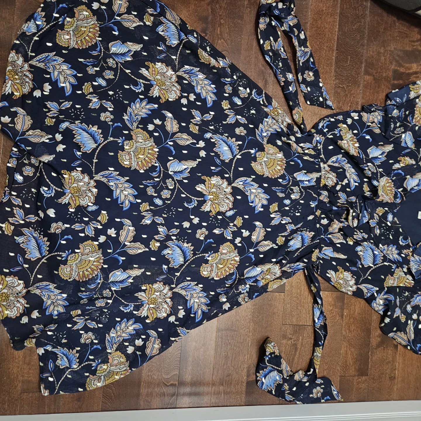Brand new Bailey Blue Floral Dress size large - photo 3