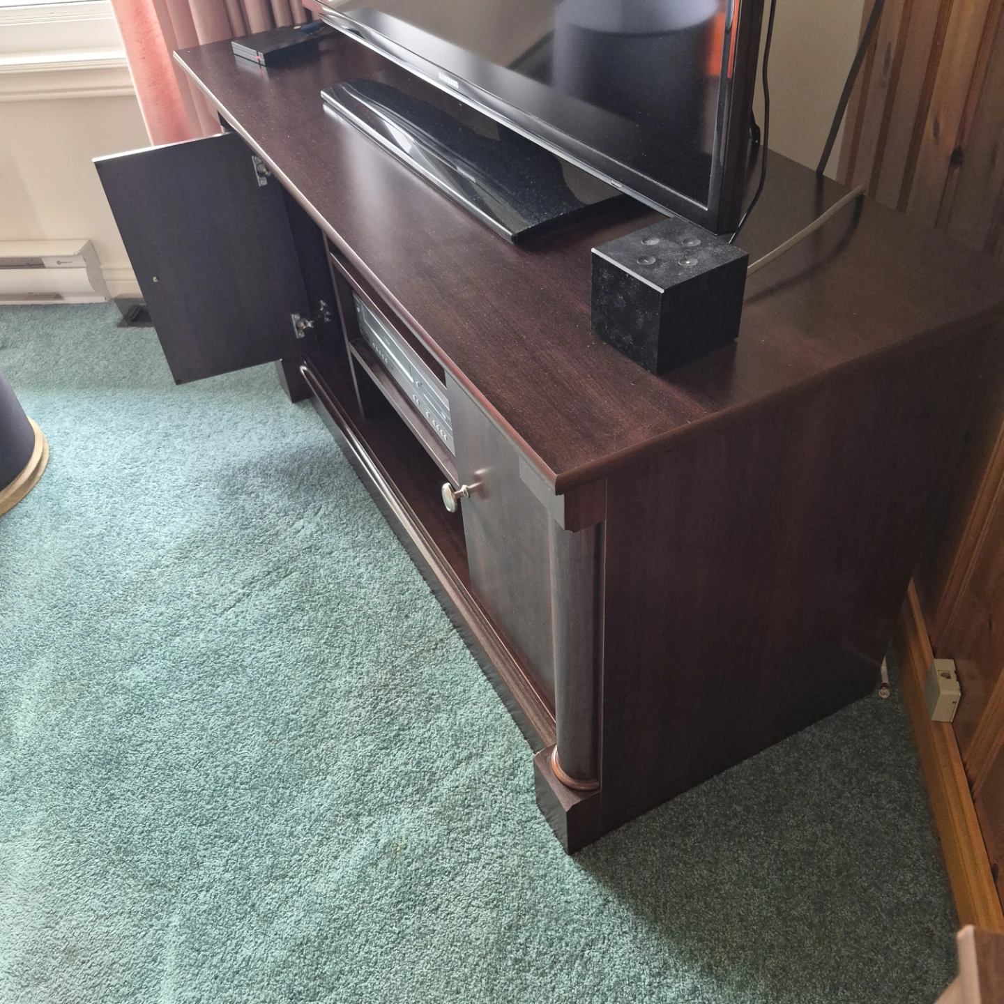 Cherry Wood Media Console - photo 4