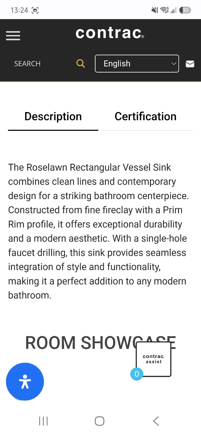 Contrac Roselawn Rectangular Vessel Sink - photo 3