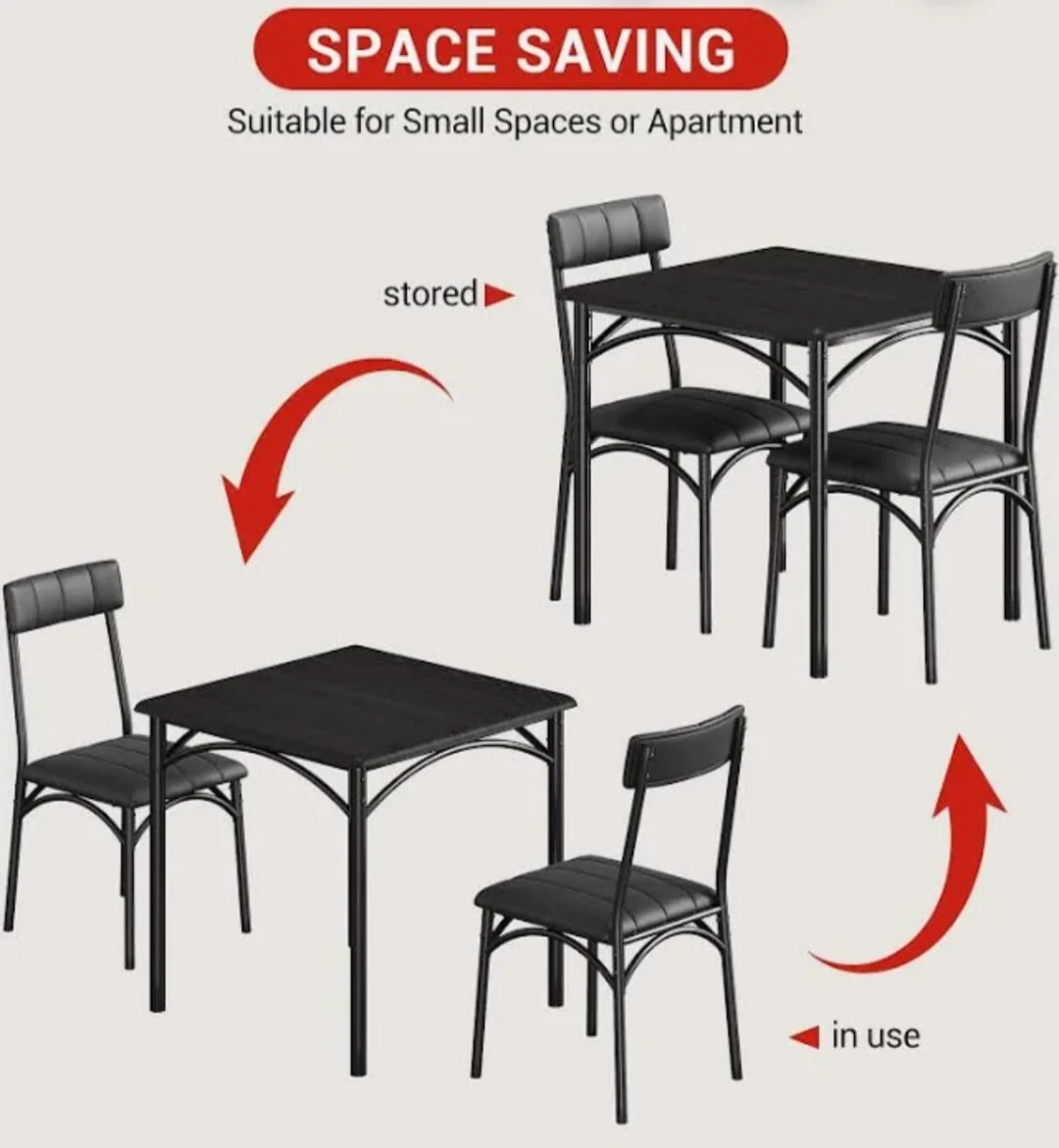 3-Piece Dining Table and Chair Set - photo 5