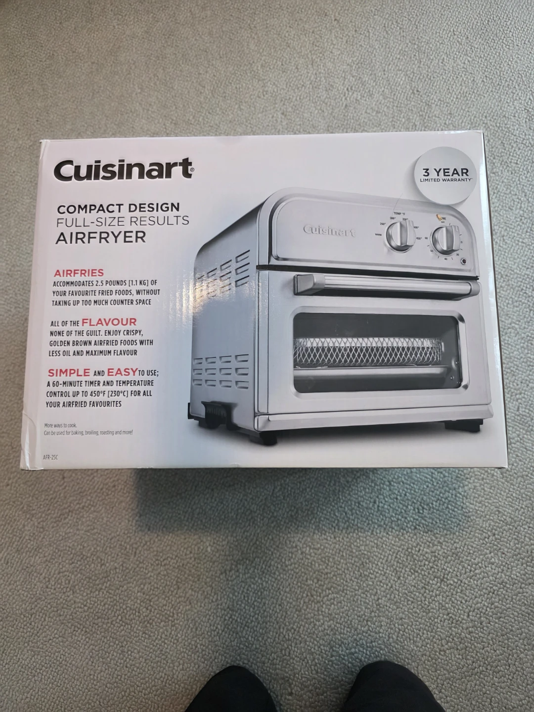 Cuisinart Compact Air Fryer AFR-25C - photo 2