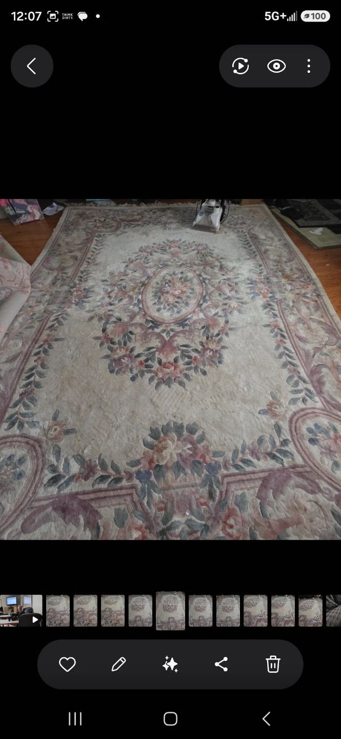 Large wool area rug 8×11 - photo 2