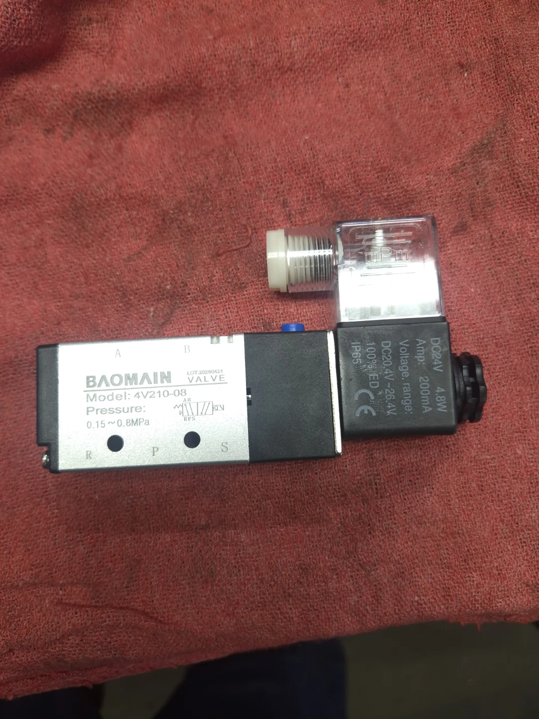 Baomain 4V210-08 Pneumatic Solenoid Valve - photo 5