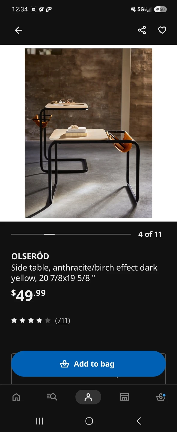 IKEA OLSERÖD Side Table - photo 3