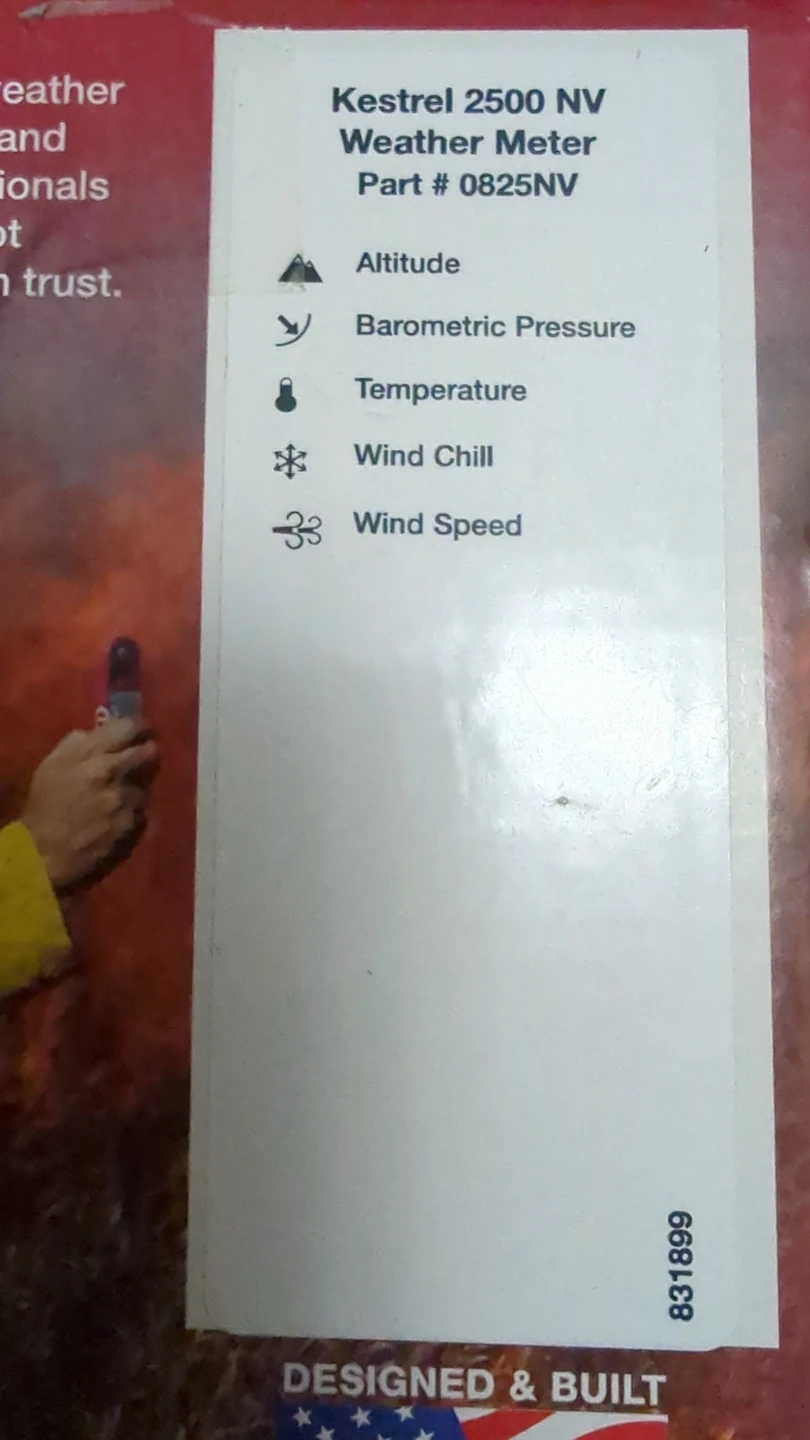 Kestrel 2500 pocket weather meter - photo 4