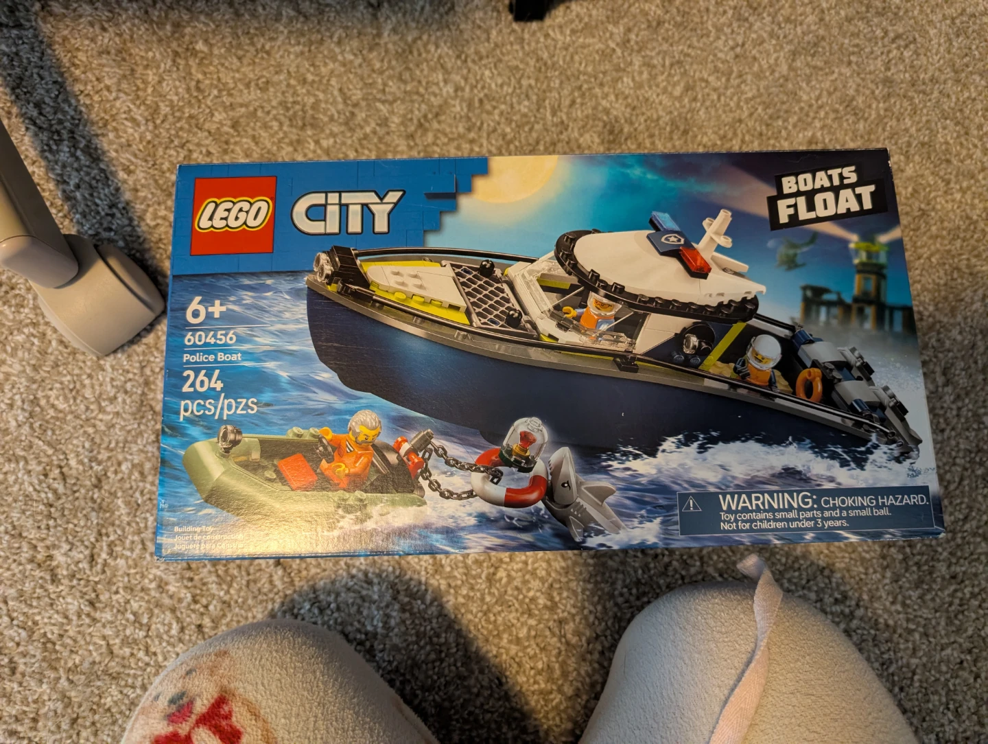 LEGO City Police Boat Chase Building Toy 60456