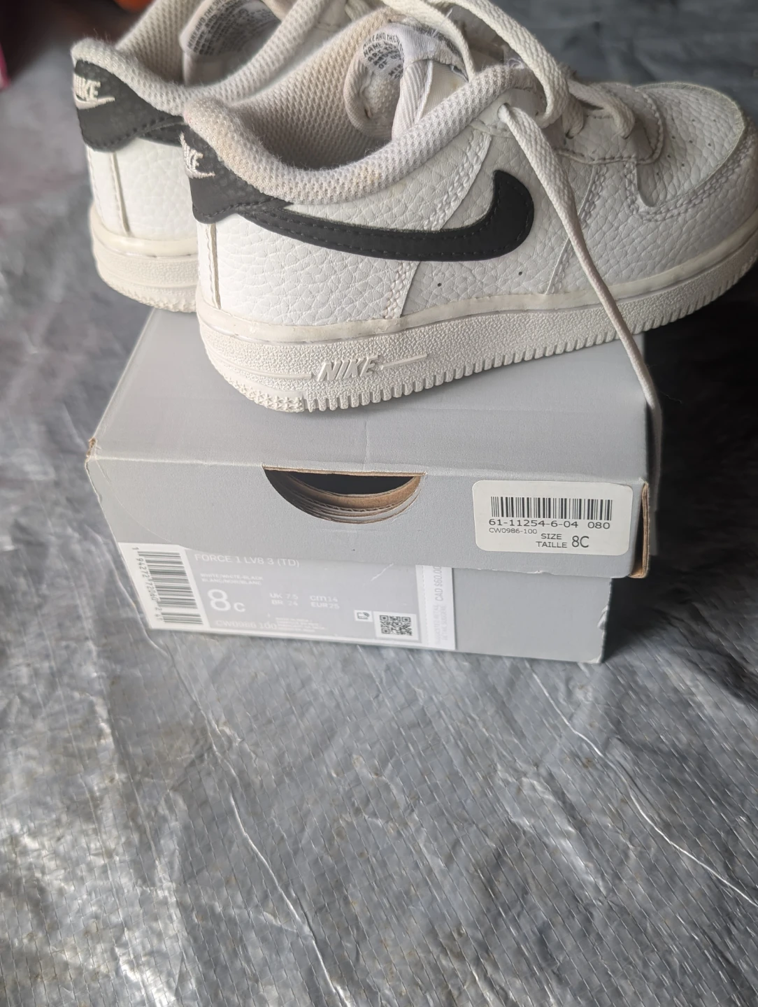 Nike Force 1 LV8 3 Toddler Shoes Size 8C - photo 2