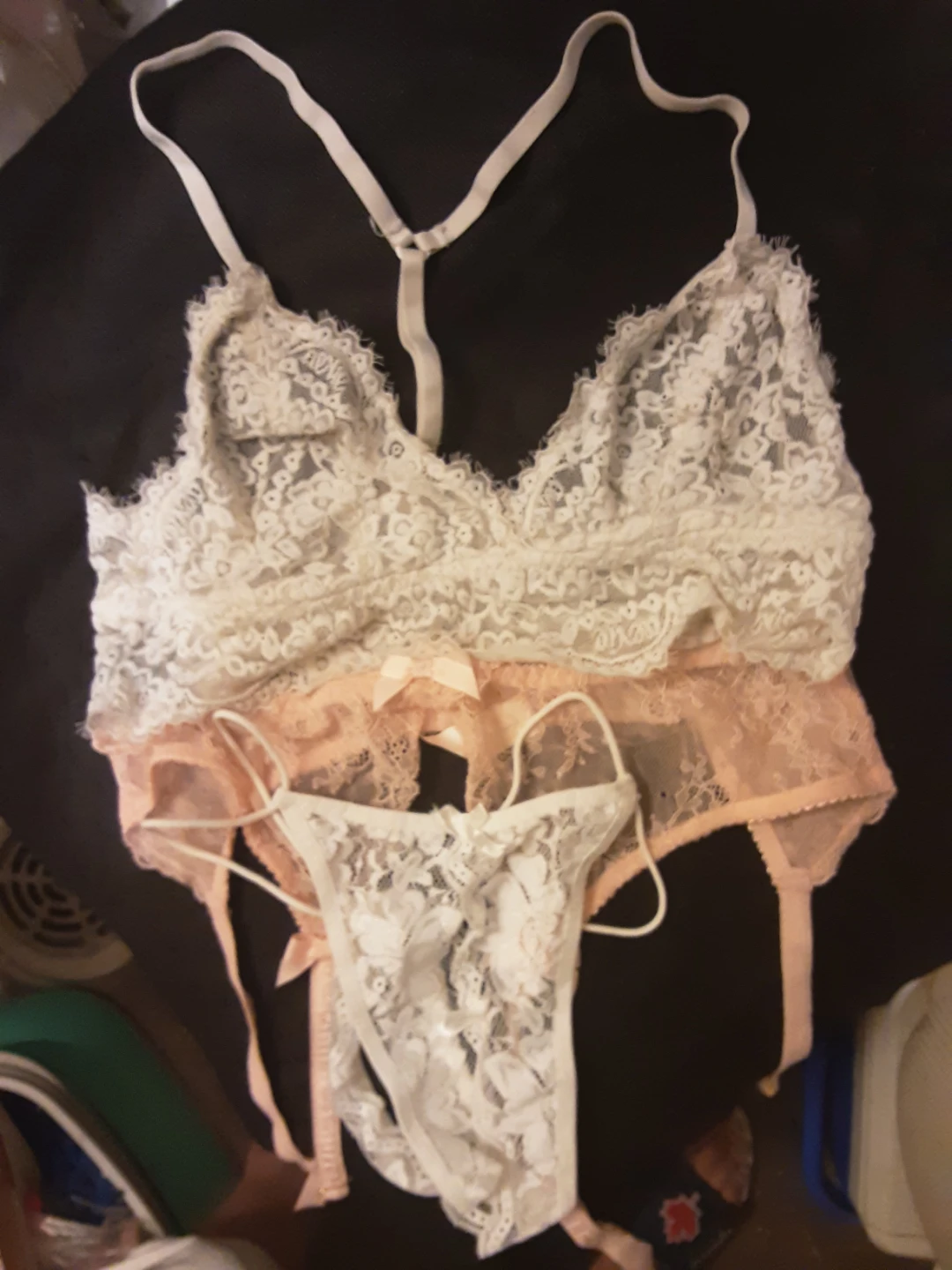 Varsbaby lace bralette and panty set