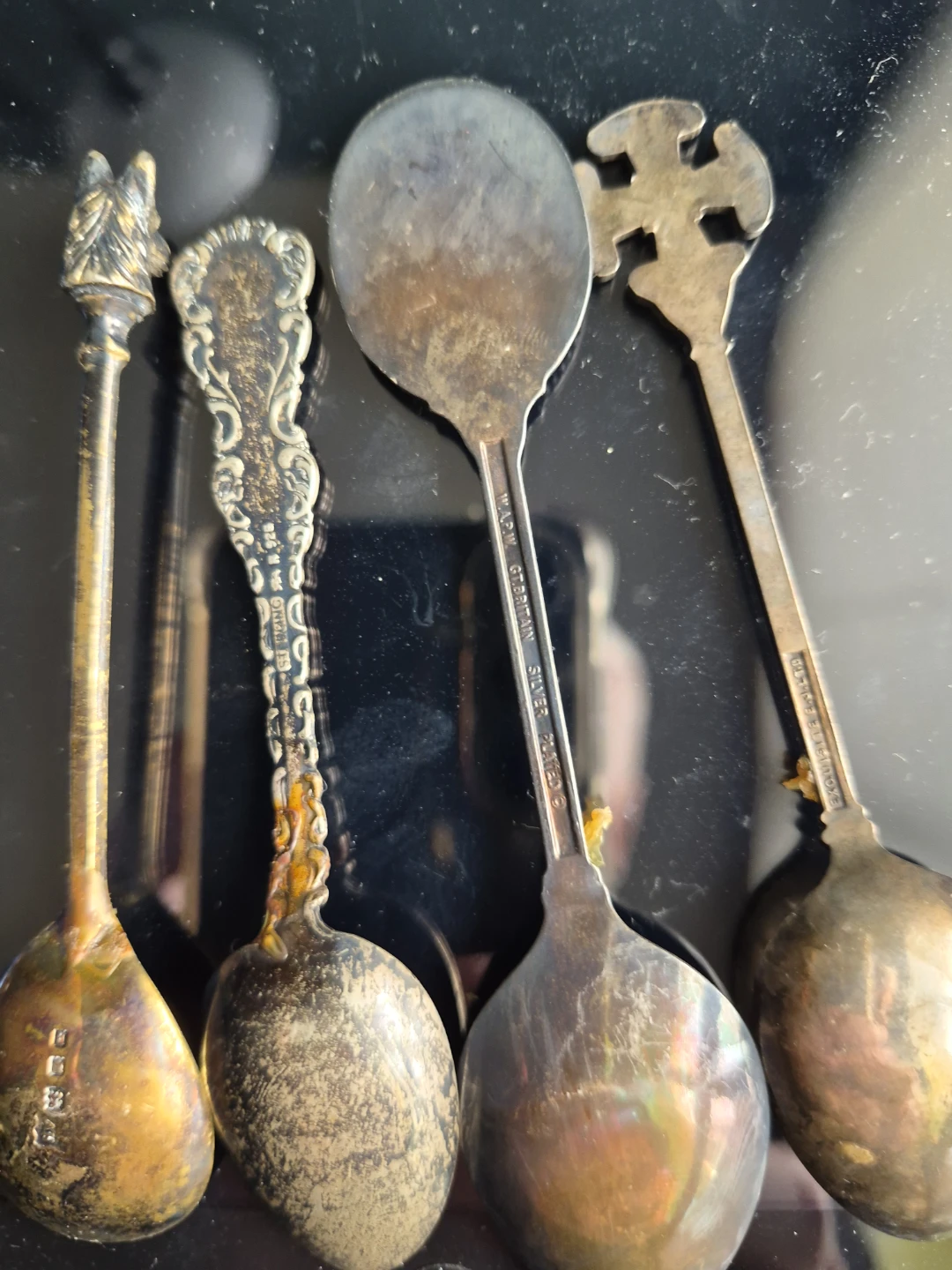 Set of 4 Collectible Souvenir rare Spoons - photo 2
