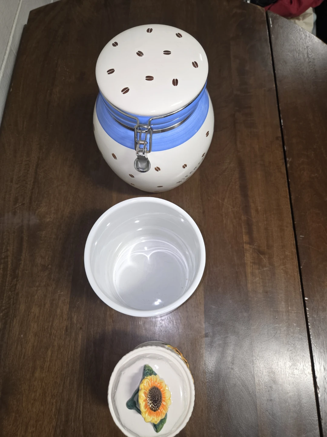Set of 3 Decorative Kitchen Canisters - photo 4