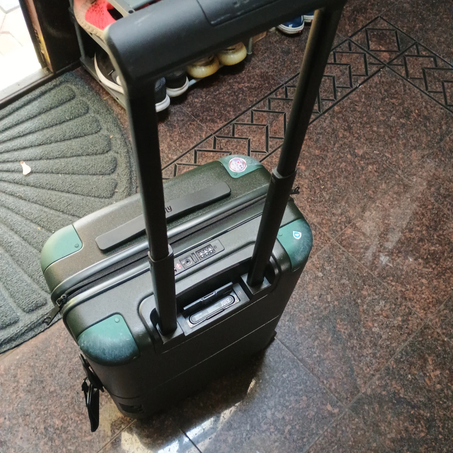 July Carry-On Suitcase with Removable Power Bank