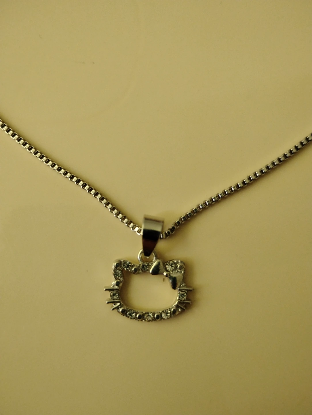 Hello Kitty Pendant Necklace with Rhinestones - photo 2