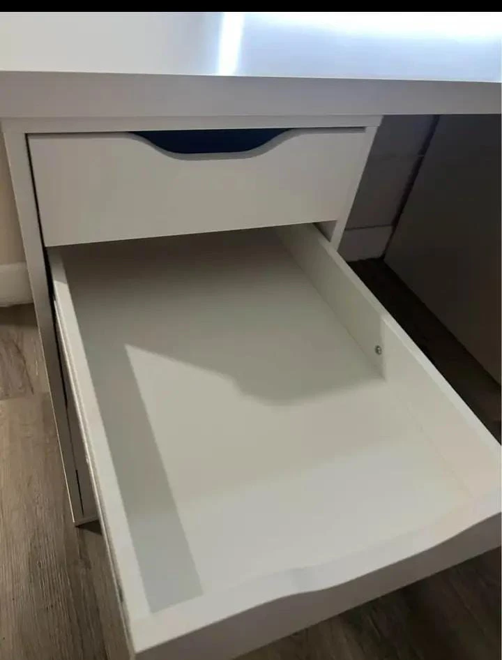 IKEA Alex Desk with LED Mirror - photo 5