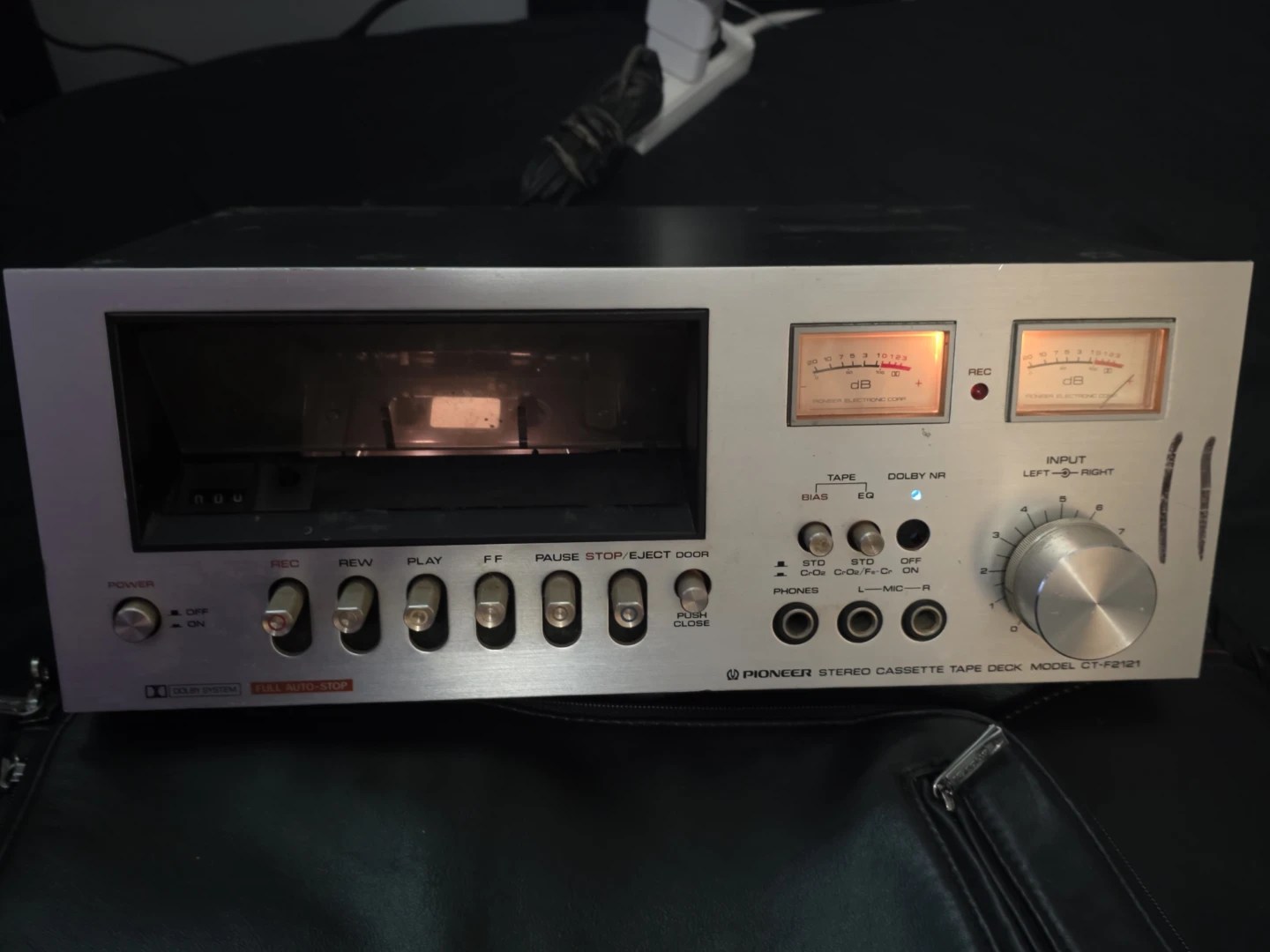 Pioneer Stereo Cassette Tape Deck Model CT-F2121 - photo 2