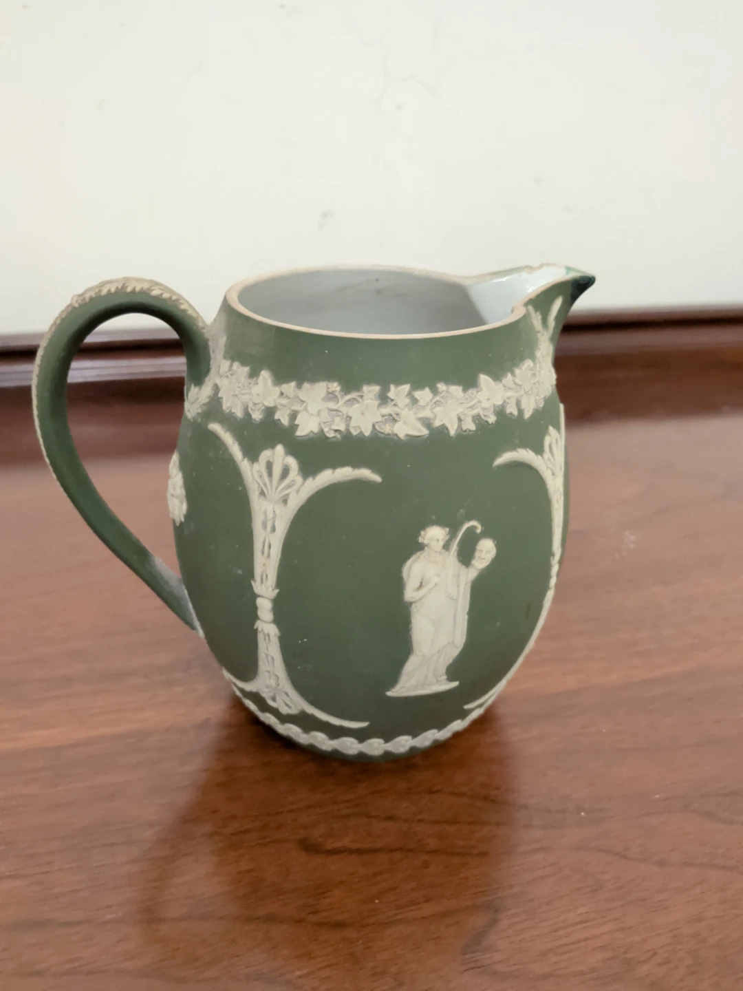 Wedgwood Jasperware Green Creamer - photo 2