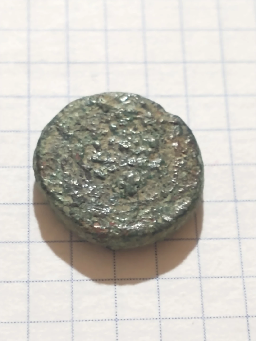 Ancient BC Greek Coin with God and Wreath, Unattributed - photo 5